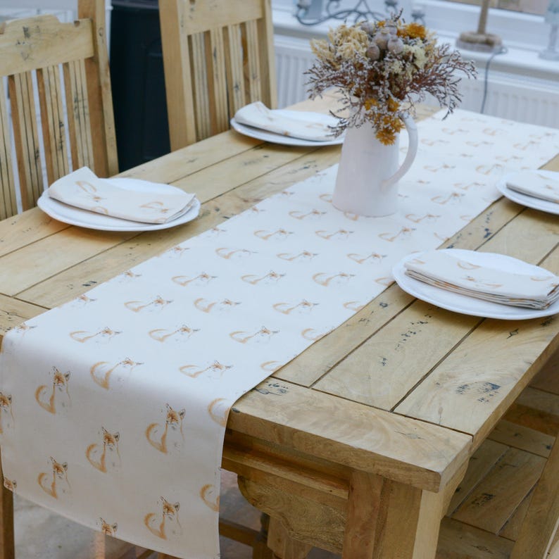 Fox Table Runner