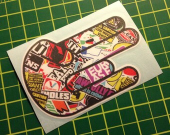JDM Sticker Bombing Graffiti Sticker Decal Drift Race Dope Low Slammed AKbom