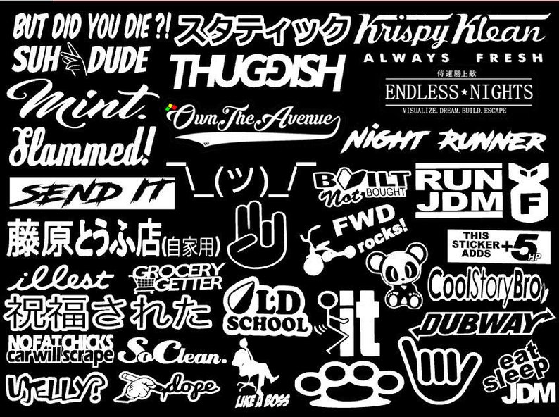 Car Stickers Jdm