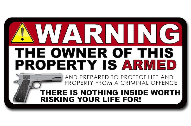 Warning Nothing in Truck is worth your Life car vinyl decal bumper sticker