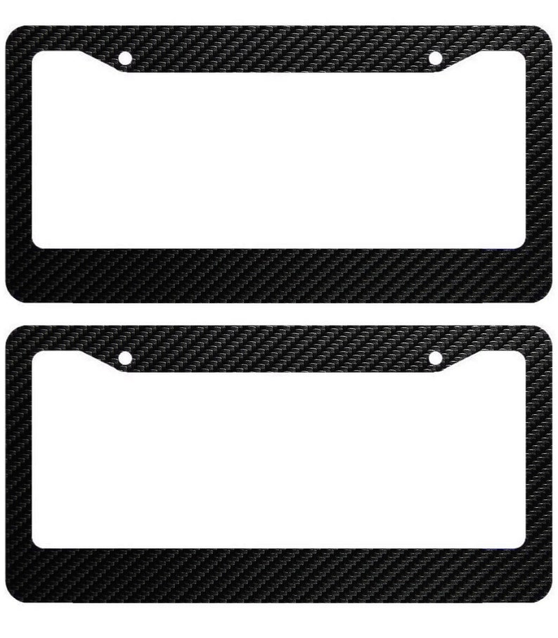 BLACK JDM License Plate Frame