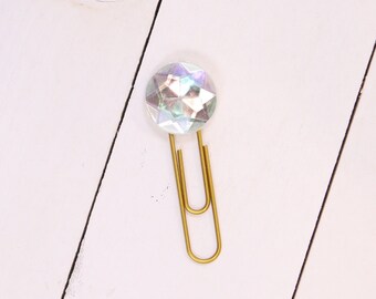 Diamond Gem Planner Clip | Planner Accessories, Paperclip Bookmark, Planner Gift