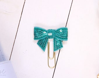 Bow Planner Clip | Planner Accessories, Paperclip Bookmark, Planner Gift