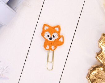 Fox Planner Clip | Planner Accessories, Paperclip Bookmark, Planner Gift