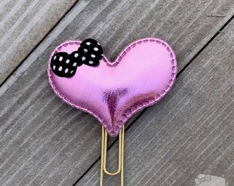 Heart Planner Clip | Planner Accessories, Paperclip Bookmark, Planner Gift