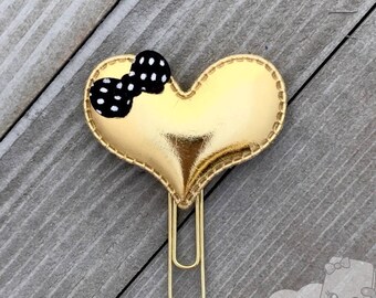 Heart Planner Clip | Planner Accessories, Paperclip Bookmark, Planner Gift