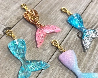 Mermaid Tail Planner Charm, Travelers Notebook Charm