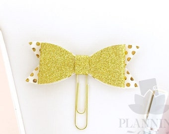 Bow Planner Clip | Planner Accessories, Paperclip Bookmark, Planner Gift