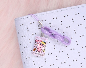 Japanese Snack Planner Charm, Phone Charm, Purse Charm | Planner Accessories