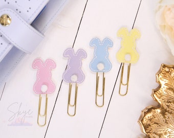 Bunny Planner Clip, Easter, Rabbit | Planner Accessories, Paperclip Bookmark, Planner Gift