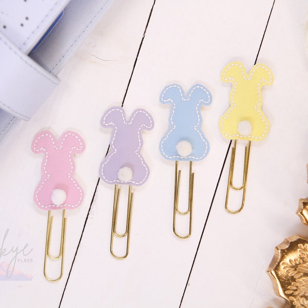 Bunny Planner Clip, Easter, Rabbit | Planner Accessories, Paperclip Bookmark, Planner Gift