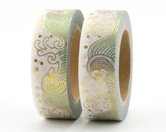 Japanese Waves Washi Tape | Planner Accessories, Stationery Gifts