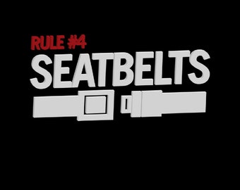 Rule #4 Seatbelts T-shirt