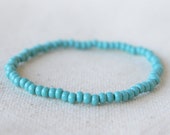 Turquoise Bracelet, Everyday Bracelets, Seed Bead Bracelets, Boho Bracelets, Hippie Bracelet, Beaded Bracelets for Women, Gifts for Friends