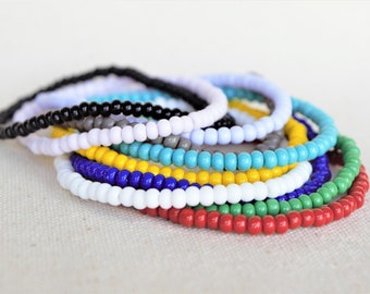Beaded Anklets, Choose Color, Boho Anklet, Hippie Anklet, Beach Anklet, Anklets for Women, Ankle Bracelets for Women, Gifts for Friends