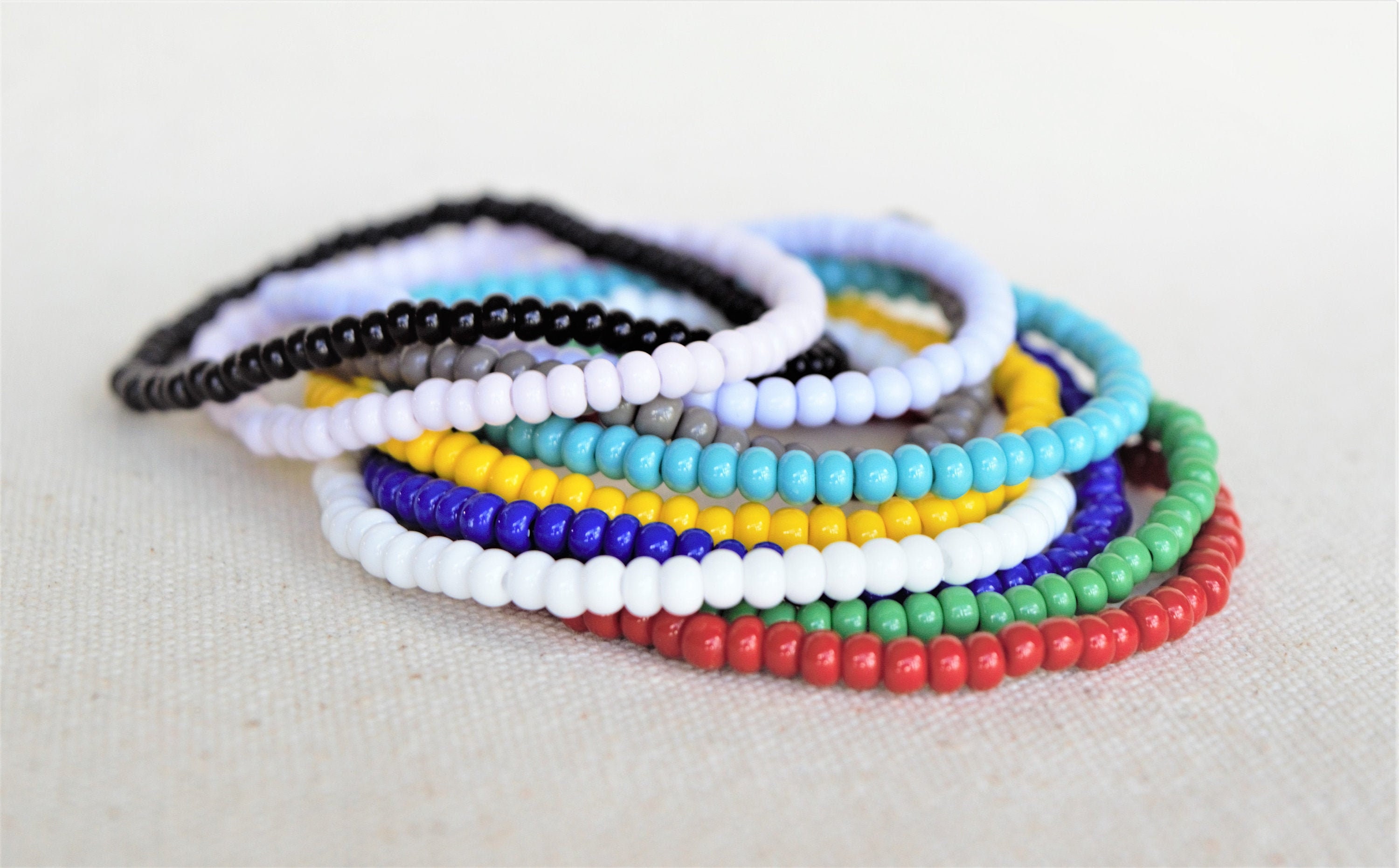 Everyday Bracelets, Choose Color, Seed Bead Bracelets, Beaded Bracele…