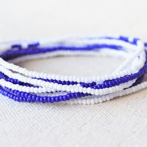 Seed Bead Bracelet Set, Blue Bracelet Set, Boho Bracelets, Hippie Bracelets, Tribal Bracelets, Beaded Bracelets for Women, Gifts for Friends
