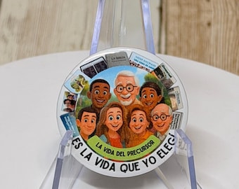 Pioneer Life Pinback Buttons - Spanish JW Gifts, 25 Pack