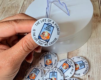 Pioneer Life Pins – JW Gifts, Buttons (Pack of 25)
