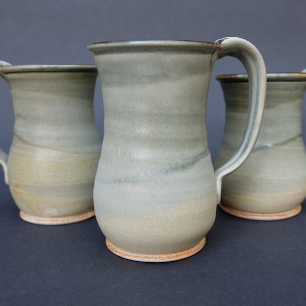 Handmade Porcelain Coffee Mug Set of 2