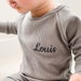 Personalised Baby and Child Ribbed Sets - Embroidered Kids Sets ...