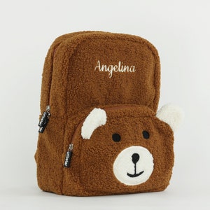 Personalised Fluffy Teddy Kids Backpack image 7