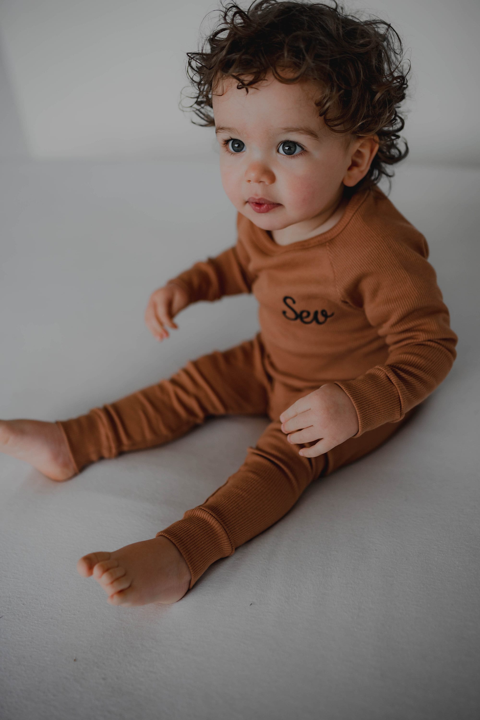 Personalised Baby and Child Ribbed Sets - Embroidered Kids Sets ...