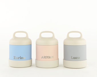 Personalised Insulated Food Jar - Perfect for School/Camping or an adventure or outing.