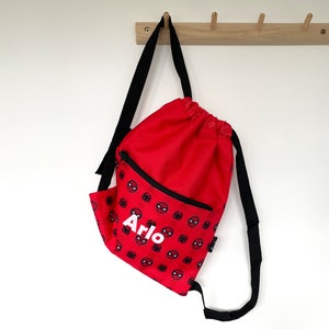 Sac à dos personnalisé Spiderman à cordon pour tout-petits/pépinières