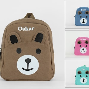 Sac à dos personnalisé en toile Teddy pour enfants de Cribstar