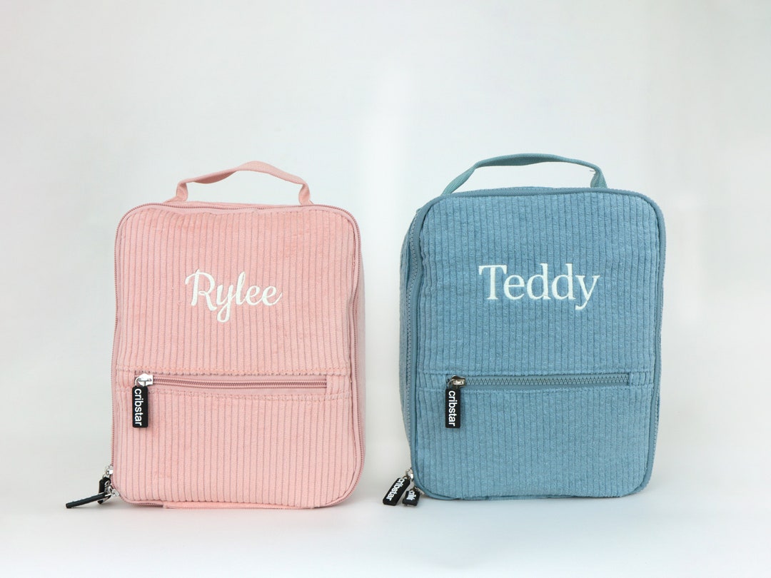 Personalised Retro Corduroy Lunch Bag