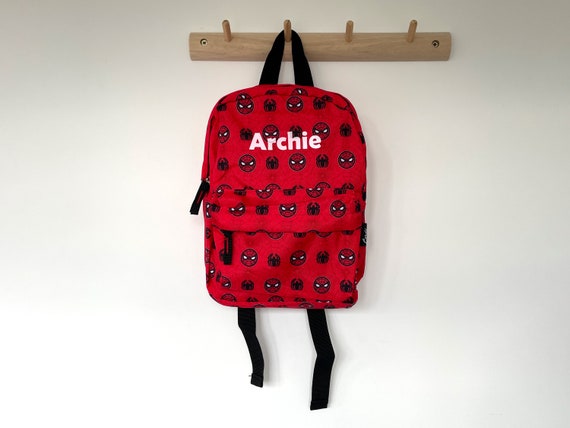 Personalised Spiderman Toddler nursery Backpack Etsy UK