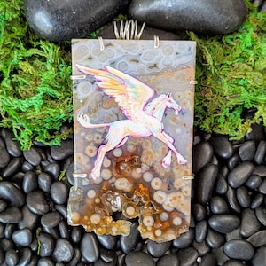 Pegasus Ocean Jasper Pendant