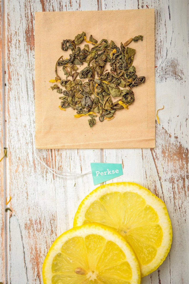 LEMON ZEST Organic Green Tea Honey Lemon Green Tea Healthy Etsy