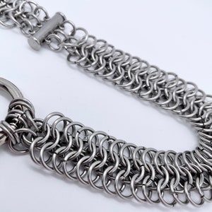 Unique Chainmail Choker Necklace - Etsy