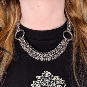 Ditto Chainmail Choker Necklace - Etsy