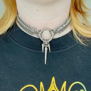 Unique Chainmail Choker Necklace - Etsy