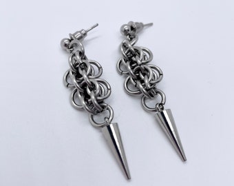 Stylet Chainmail Earrings