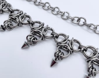 Troika Chainmail Choker Necklace