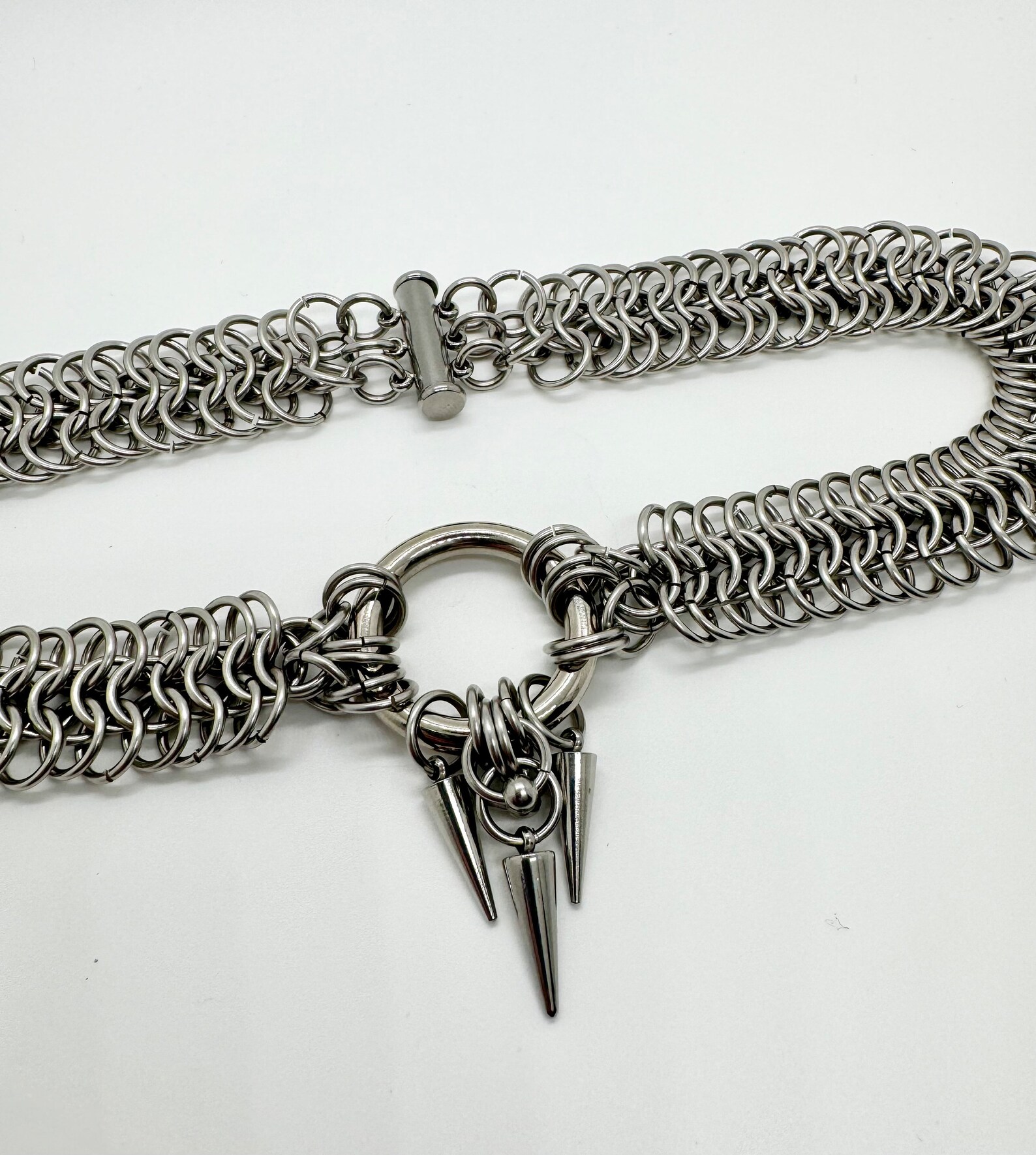 Unique Chainmail Choker Necklace - Etsy