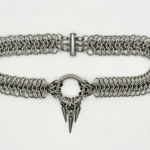 Unique Chainmail Choker Necklace - Etsy