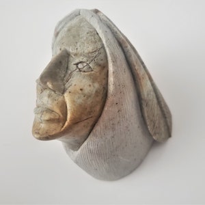 Authentic Native Art Iroquois Sculpture, Six Nations Ontario, &quot;Ancestors Sky &quot; Signed