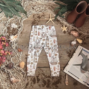 Realistic leggings mockup for photoshop/ procreate or similar. children&#39;s clothing mockup, kids leggings mock up, beach theme background