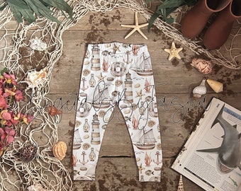 Realistic leggings mockup for photoshop/ procreate or similar. children's clothing mockup, kids leggings mock up, beach theme background