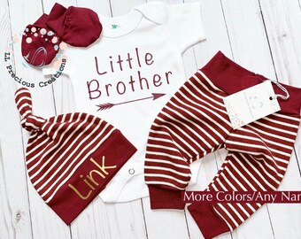 maroon newborn outfit