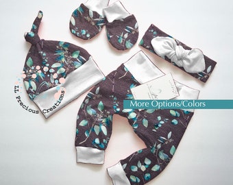 Organic Gender Neutral Outfit Coming Home Baby Girl Outfit Newborn Baby First Outfit Baby Shower Gift