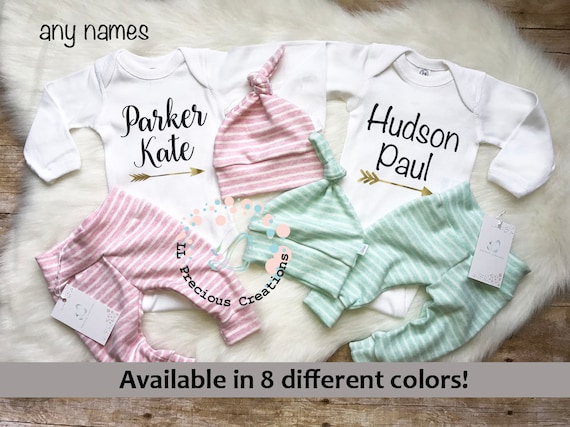 newborn twin boy and girl outfits