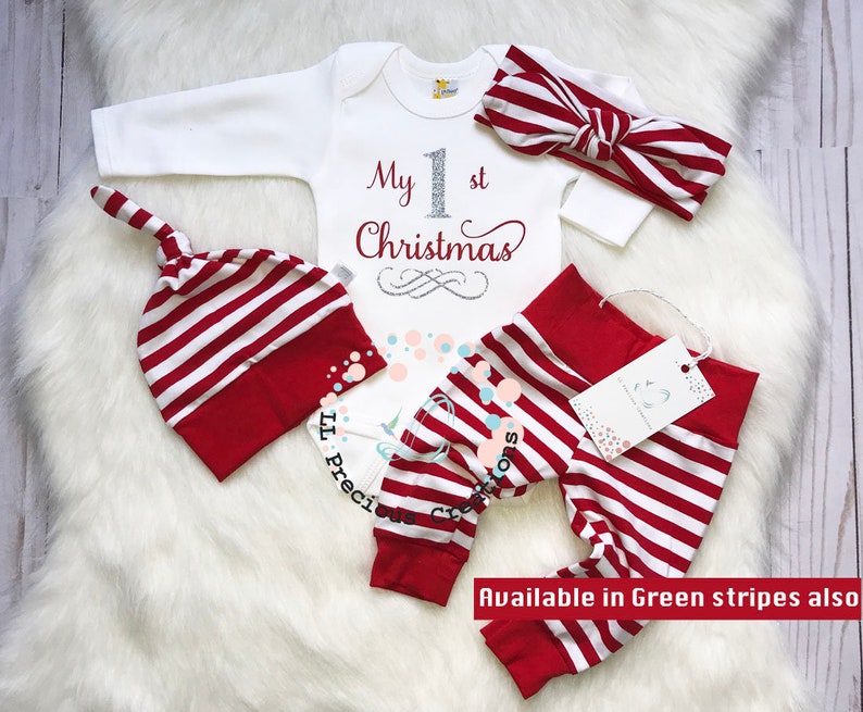 baby's first christmas outfit newborn