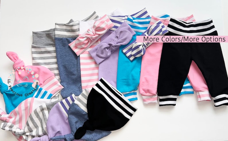 Twin Little Sister Little Brother Outfits Newborn Outfit Baby Outfits Coming Home Twin Boy Girl Set Pink Stripes Blue Grey Stripes Any Color image 2