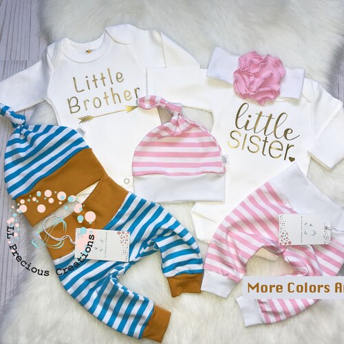 Twins Coming Home Outfitboy Girl Twin Outfitsbrother Etsy